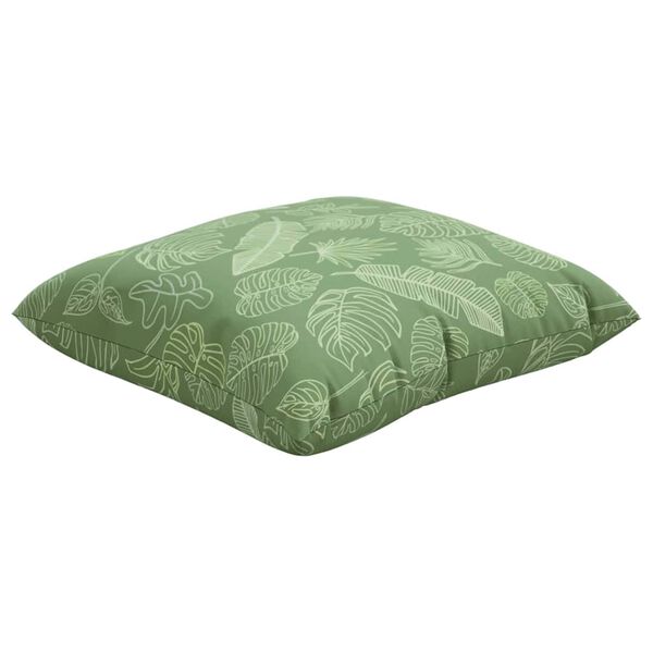 vidaXL Coussins &Eacute;parpill&eacute;s Feuille 4 pcs Motif feuille 40 x 40 cm