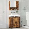 vidaXL Ensemble de mobilier de salle de bain 2 pcs Bois Ancien