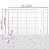 vidaXL Cl&ocirc;ture avec poteau Argent&eacute; 1,6 x 25 m Acier