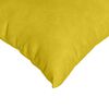 vidaXL Coussins de canap&eacute; 2 pcs Jaune 50 x 30 cm