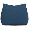 vidaXL Coussin de Dos Bleu 45 x 20 x 35 cm tissu