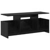 vidaXL Meuble TV 102 x 35 x 45 cm Ch&ecirc;ne noir Bois d'ing&eacute;nierie