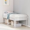 vidaXL Cadre de lit sans matelas blanc 90x190 cm bois de pin massif