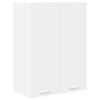 vidaXL Armoire suspendue Blanc 60 x 31 x 80 cm Bois d'ing&eacute;nierie
