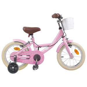 vidaXL V&eacute;lo pour Enfants 16 Pouces pour 4-6 ans Rose clair