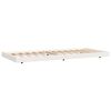 vidaXL Cadre de lit sans matelas blanc 75x190 cm bois de pin massif