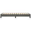 vidaXL Cadre de lit gris fonc&eacute; 90x200 cm velours