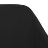vidaXL Chaise pivotante de salle &agrave; manger Noir Velours