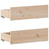 vidaXL Cadre de lit sans matelas avec t&ecirc;te de lit 135x190 cm bois pin