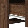 vidaXL Table de Toilette avec tiroir 2 pcs Marron 50 x 41 x 135 cm