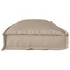 vidaXL Coussin pour banc de palette Taupe 110 x 40 x 8 cm Tissu Oxford