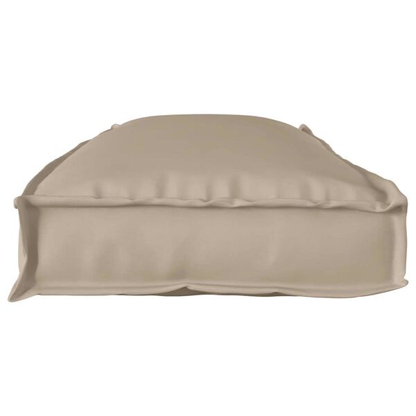 vidaXL Coussin pour banc de palette Taupe 110 x 40 x 8 cm Tissu Oxford