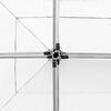vidaXL Tente de r&eacute;ception pliable Aluminium 6 x 3 m Blanc