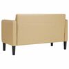 vidaXL Canap&eacute; causeuse gris-vert 109 cm tissu velours c&ocirc;tel&eacute;