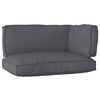 vidaXL Set de coussins de palette Tissu Oxford Anthracite