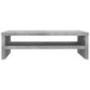 vidaXL Support de moniteur Gris b&eacute;ton 42x24x13 cm Bois d'ing&eacute;nierie