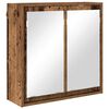vidaXL Ensemble de mobilier de salle de bain 4 pcs Bois Ancien