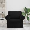 vidaXL Canap&eacute; 60cm Noir M&eacute;tал