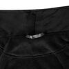 vidaXL Robe de bain sans capuche Noir xxxl Flanelle
