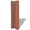 vidaXL Cl&ocirc;ture de jardin Marron 150 x 500 cm PVC
