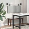 vidaXL T&ecirc;te de lit suspendue Uni Gris nuage 90 x 55 x 5 cm tissu