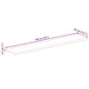 vidaXL Dessus de table 160x40x2,5cm rectangulaire bois massif manguier