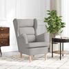 vidaXL Fauteuil gris nuage 74x84x100 cm tissu