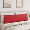 vidaXL Coussins de canapé 2 pcs Rouge 145 x 40 cm tissu