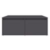 vidaXL Table basse gris 80x80x31 cm bois d'ing&eacute;nierie