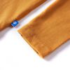 T-shirt enfants &agrave; manches longues ocre fonc&eacute; 140