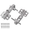 vidaXL Charni&egrave;re 2 pcs Nickel 35 mm Fer