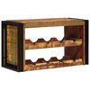 vidaXL &Eacute;tag&egrave;re &agrave; vin Marron 80 x 45 x 33 cm Bois r&eacute;cup&eacute;r&eacute; massif