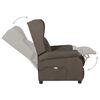 vidaXL Fauteuil de massage Marron Tissu