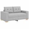 vidaXL Canap&eacute; deux places Gris nuage 160 cm tissu