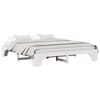 vidaXL Cadre de lit Blanc 200 x 200 cm Pin massif