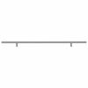 vidaXL Poign&eacute;e 2 pcs Argent&eacute; 1500 mm Acier