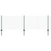 vidaXL Cl&ocirc;ture grillag&eacute;e avec poteau 10 x 0,8 m Acier recouvert de PVC