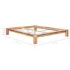 vidaXL Cadre de lit sans matelas bois de ch&ecirc;ne massif 160x200 cm