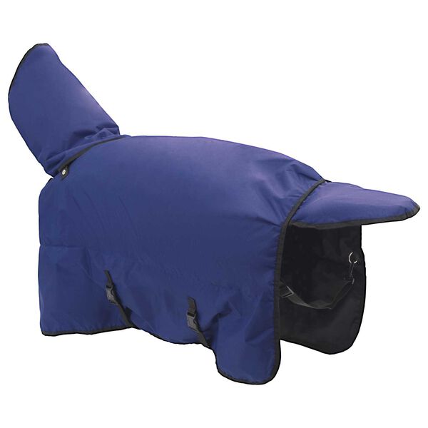 vidaXL Couverture &Eacute;quine Vert fonc&eacute; et noir 75 cm Polyester