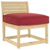 vidaXL Coussin Bordeaux 60 x 60 x 12 cm Tissu Oxford