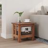 vidaXL Table d'appoint Marron Bois massif d'acajou