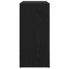 vidaXL Buffet Ch&ecirc;ne noir 80 x 33 x 70 cm Bois d'ing&eacute;nierie