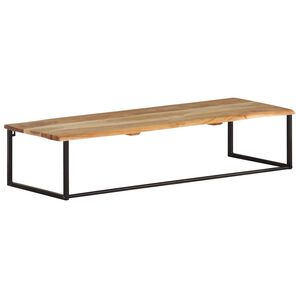 vidaXL Pat&egrave;re &agrave; bord naturel 100x35x22 cm Bois d'acacia massif