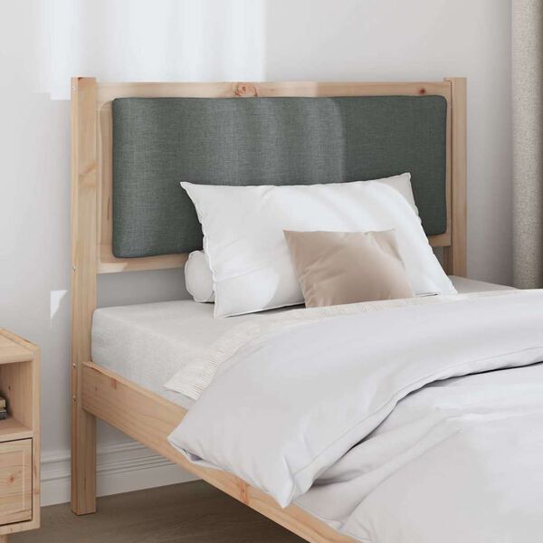 vidaXL T&ecirc;te de lit Autre Marron 90 cm Bois massif en pin