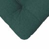 vidaXL Coussins de si&egrave;ge 4 pcs Vert fonc&eacute; 45 x 45 x 12 cm tissu