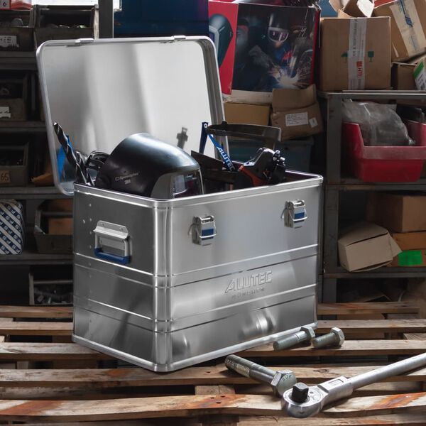 ALUTEC Bo&icirc;te de rangement en aluminium COMFORT 60 L