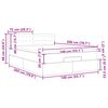 VidaXL Cadre de lit ottoman avec matelas blanc 140x200 cm similicuir