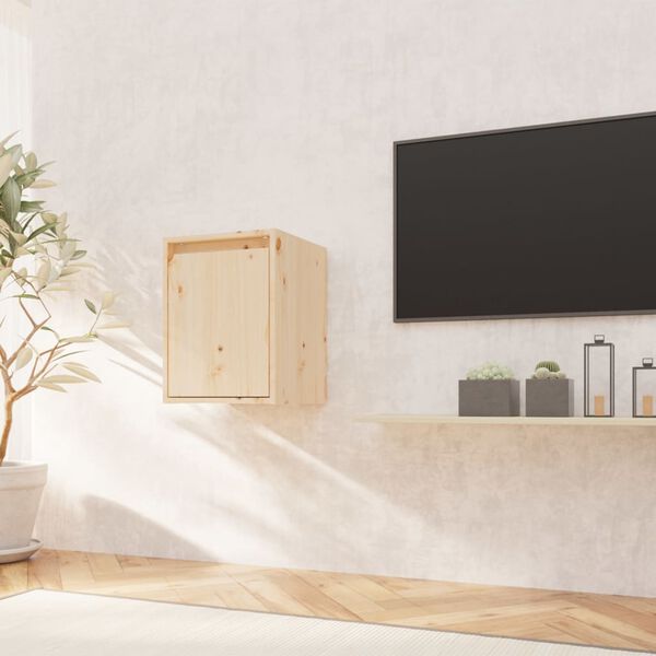 vidaXL Armoire murale 30x30x40 cm Bois de pin massif