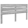 vidaXL Cadre de lit Gris Sonoma 180 x 200 cm Pin massif