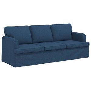 vidaXL Canap&eacute; Bleu 201 x 80 x 85 cm tissu
